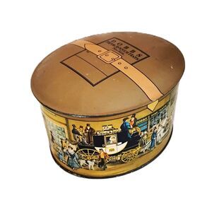 Vintage Dobbs Fifth Avenue Hats Miniature Hat Sample Tin